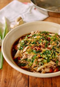 Poached Chicken w/ Scallion Ginger Sauce - The Woks of Life