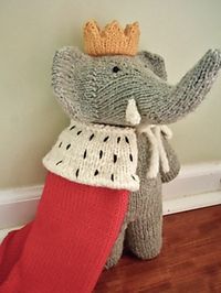 Babar free knit pattern by Sara Elizabeth Kellner