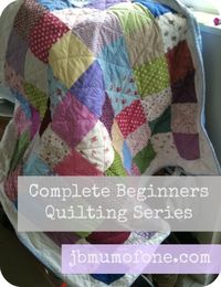 Step by step guide on how to make a simple quilt from start to finish, even if you have only just begun to sew and are a complete beginner. If you can sew in even a roughly straight line I promise you cam make this quilt!