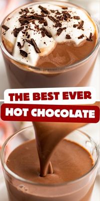 This recipe for Crockpot Hot Chocolate makes the BEST Hot Chocolate you will ever taste, and it is super easy to make. The Hot Chocolate is creamy, rich, and absolutely decadent, perfect for a cold winter evening or while watching your favorite Christmas or holiday movie.