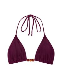 Burgundy Bikini Top | Leyna – motelrocks-com-us