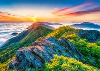 Three Top Mountain Jigsaw Puzzle