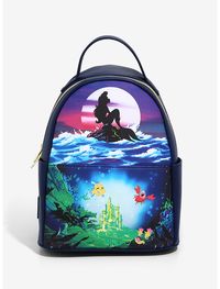 Loungefly Disney The Little Mermaid Silhouette Mini Backpack