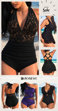 Dive into elegance with Rosewe's bestselling swimwear collection this week!Shop now and enjoy exclusive discounts!🛒