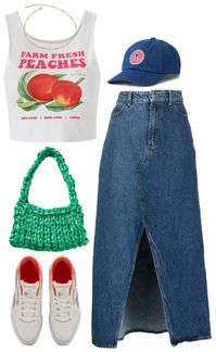 15 Cute Summer 2023 outfits that you'll love! Especially because you can recreate many of these looks on a budget! I get so many compliments on outfit number 6! cargo skirt 90s style #deltopia Women's #fashion #ootd #style #summer #spring