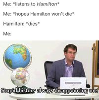 Stupid history... WHY DO I CRY OVER THESE FOUNDING FATHERS?!?!!! Thanks, Lin. XD #Hamilton #Broadway #Musical