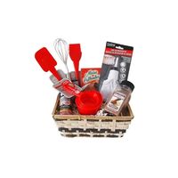 Best of all this comprehensive bakeware set partners with the complete Baking Kitchen Gift Basket Bake Ware Set for even more easy going kitchen style and functionality. Enjoy easy, delicious roasted and baked foods with this baking set Color: Multicolor.