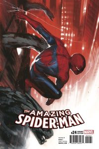 AMAZING SPIDER-MAN (2015) #24 Published: February 22, 2017 Rating: Rated T Writer: Dan Slott Penciller: Giuseppe Camuncoli Cover Artist: Alex Ross Price: $3.99 A CLONE CONSPIRACY TIE-IN! Spider-Man has been through hell… The Jackal has taken his best shot, but Spider-Man doesn’t need to face him... Alex Ross, Amazing Spider-Man, Dan Slott, Giuseppe Camuncoli, Spider-Man