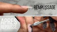 Le REMPLISSAGE des ongles en gel - Après repousses