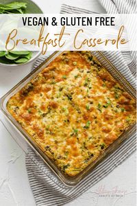 Breakfast Casserole Recipe | Vegan & Gluten Free!