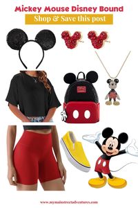 Looking for a cozy yet stylish Disney Bound outfit? This comfy Mickey Mouse-inspired look is perfect for your next Disneyland trip! With classic red, black, and yellow pieces, you’ll embody the magic of the Mouse while staying comfortable all day long. #MickeyMouseStyle #DisneyBoundOutfit #DisneylandLook