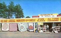 Bunkley's tourist shop - near Theodore, Alabama - U.S. Highway 90 west of Mobile, Alabama