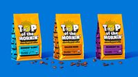 Brand New: New Logo, Identity, and Packaging for Top of the Mornin’ Coffee by Earthling