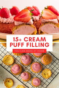 Cream puff fillings can elevate your homemade French pastries to a whole new level. Whether you're a beginner or an experienced baker, there are plenty of filling ideas to suit your taste. From light whipped cream to rich pastry creams, there's something for everyone. Save this pin for later and make your cream puffs unforgettable!