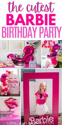 Check out these cute DIY Barbie birthday party ideas for kids! Find ideas for the perfect Barbie birthday cake, decoration inspiration, invitations, party food, party games, favors, backdrops, and kid's outfit ideas. Everything you need to plan an unforgettable Barbie-themed celebration!