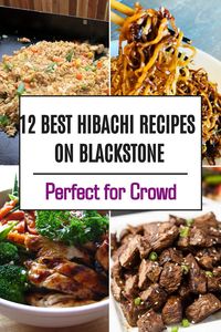 Find the best Blackstone Hibachi recipes for your griddle! I have shared recipes for Blackstone fried rice, Hibachi steak and shrimp, teriyaki chicken, garlic noodles, hibachi vegetables, and many more! These recipes are quick and easy to make perfect for crowds, parties, or weekend dinners.#hibachirecipes#griddlehibachi#blackstonehibachi