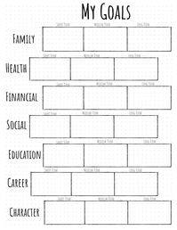 FREE Printable Goal Planner Templates & 40 Page Goal Journal