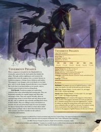 Tenebrous Pegasus - A Thoroughly Evil Pegasus : UnearthedArcana