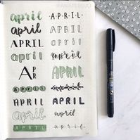 April header ideas