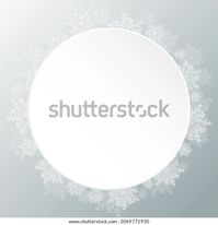 Festive Wreath Snowflakes New Year Christmas Stock Vector (Royalty Free) 2069771930