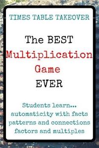 3rd grade and 4th grade teachers, let your students play this multiplication game and see their fact fluency fly! Elementary students will have fun and learn so much about multiplication from this super fun math game. More great math resources: http://www.elementarymathconsultant.com