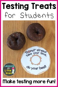 Make state testing more fun with these motivational testing treats! They will give your students an instant boost of motivation and help make the test experience more enjoyable. Visit the blog post to see 20+ ideas for testing treats & motivational messages for your students!