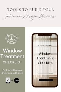 Gather all the important information from your work site in one visit. No return visits or missing measurements. Template includes: 1 - Getting Started - Checklist for Measuring the Window Area 2 - General Checklist - What to Do Before, During & After Installation 3 - Checklist for Placing an Order for Drapery, Shades or Blinds 4 - Drapery Header Styles reference guide 5 - Request for Drapery Workroom Quote form 6 - Purchase Order for Ordering Fabric