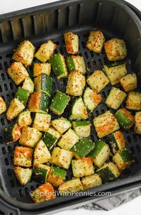 Whip up a delicious and nutritious side dish in no time with this quick and healthy air fryer zucchini recipe. Perfect for busy weeknights or a light snack, this dish is ready in just 20 minutes and packed with flavor. Enjoy the crispy texture and savory taste without the guilt, making it a family favorite you'll want to make again and again. Whether you're a seasoned chef or just starting out, this easy recipe is sure to impress.