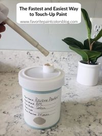 The EASIEST Way to Touch-Up Paint - Favorite Paint Colors Blog