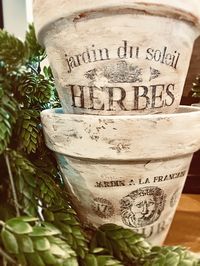 FRENCH POTS: DIY with free printable - Boroughfare Home