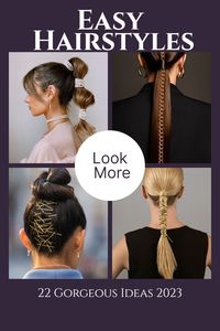 Are you tired of spending hours trying to perfect a look with your hair, only to be disappointed with the results? With Easy Hairstyles, you can look amazing with minimal effort. Look more stunning than ever with a few simple steps that will have you turning heads in no time. Check out all the easy hairstyle options now and enjoy effortless beauty and style!