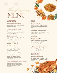 A Fun and Flavorful Thanksgiving Menu Edit – S+S Goods Shop