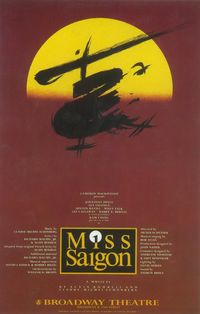 Miss Saigon 27x40 Broadway Show Poster (1991)