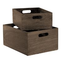 Feathergrain Wood Bins