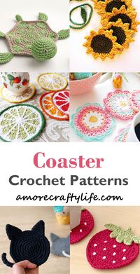 15 Easy Coaster Patterns to Crochet: Fun Project Ideas - A More Crafty Life