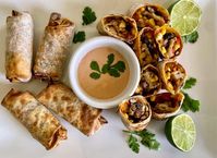 Easy Vegan Southwest Egg Rolls