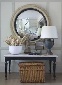 Decorating Tips- Decorating Tricks- Mirror- Entry Eay