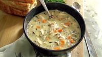 Craving that cozy bowl of Panera’s Chicken & Wild Rice Soup? This copycat recipe brings you all the creamy, savory flavors right at home! Tender chicken, hearty wild rice, and a rich, comforting broth—perfect for those chilly days or when you're just in the mood for comfort food. Ready to cook? Click for the recipe! #ChickenWildRiceSoup #CopycatRecipe #PaneraSoup #ComfortFood #HomemadeSoup #CreamySoup #FallRecipes #CozyMeals #ChickenSoup #SoupSeason