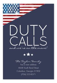 Duty Calls Moving Announcement... since moving every 3-4 years is definitely in my future