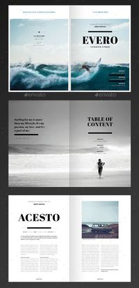 Amazing Minimal Magazine - InDesign Template