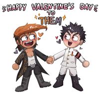 @lapladdypatty shared a photo on Instagram: “Happy Valentine’s Day everyone :> !!!💕💞💖 I don’t have a Valentine or anything, and I honestly don’t rly care, I’ll just enjoy all the…” • Feb 14, 2021 at 11:50am UTC