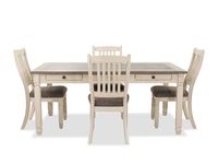 Five-Piece Contemporary Dining Set in Antique White | Mathis Brothers Furniture