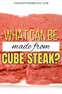 Looking for easy and delicious cubed steak recipes? 🥩 Discover a variety of dishes you can make with Cube Steak! From Sorta Salisbury to Steak Tacos, find your next meal inspiration here. 😋 #CubeSteak #EasyRecipes