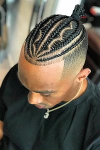 Tight Braids with Buzzed Sides