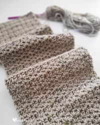 Half Double Crochet V Stitch Scarf Free Pattern - Crochet For You