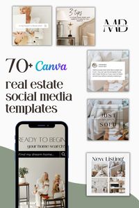 Real Estate Social Media Canva Templates