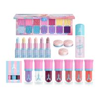 This Sweet Tooth Bundle includes the new Cotton Candy Queen Palette, Cotton Candy Foaming Face Primer, Cotton Candy Threesomes, Cotton Candy Hydrating Glitz Shades, Magic Candy™ Liquid Blush and the three new Eye Gloss Powder shades at a delicious price.  See individual product pages linked above for additional details