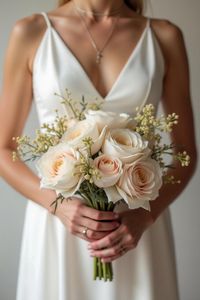 bridesmaid bouquet minimalist