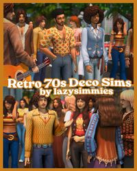 retro 70s deco sims ☮️ | Patreon