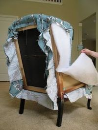 fantastic tutorial on how to reupholster a chair. I'll be glad I pinned this.